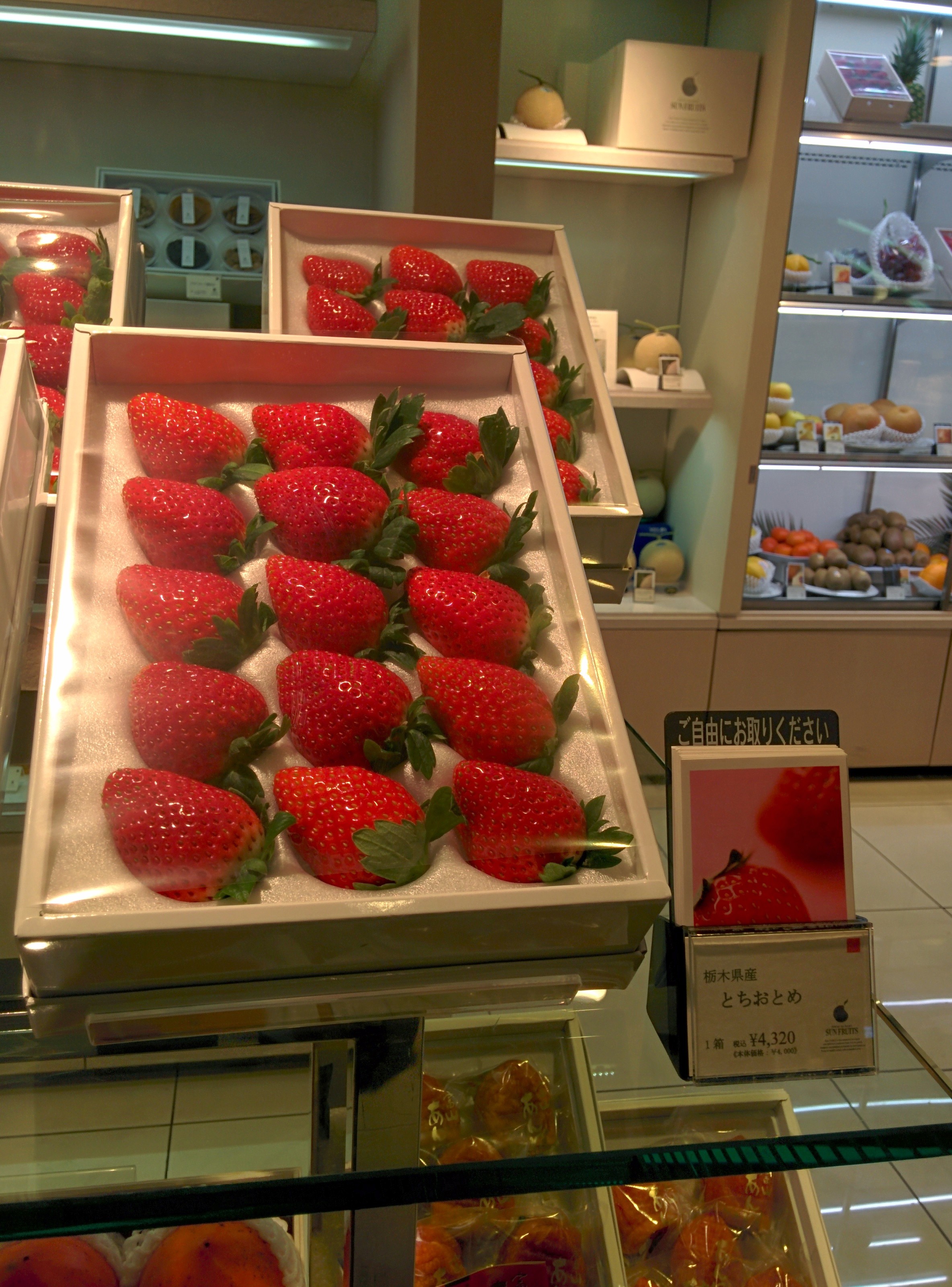 expensive strawberries